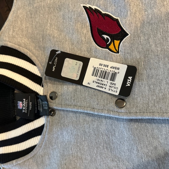 Arizona Cardinals Youth Jacket - Picture 6 of 8